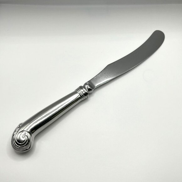 Kirk Stieff Williamsburg Royal Shell Stainless Flatware 18/8‎ Korea Dinner Knife - Picture 1 of 11